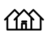 three houses icon